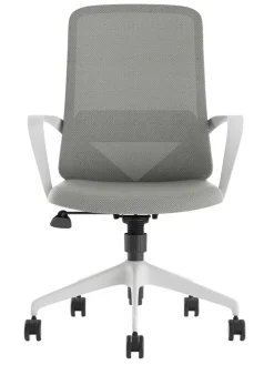 Bürostuhl ATLANTA grau/ alufarbig