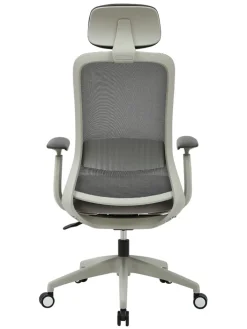 Bürostuhl KAYA grau/ alufarbig