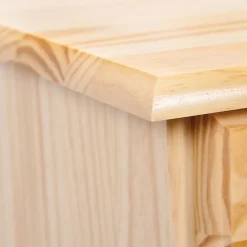 Buffet LUIS 130x198x43 cm Massivholz Kiefer Natur