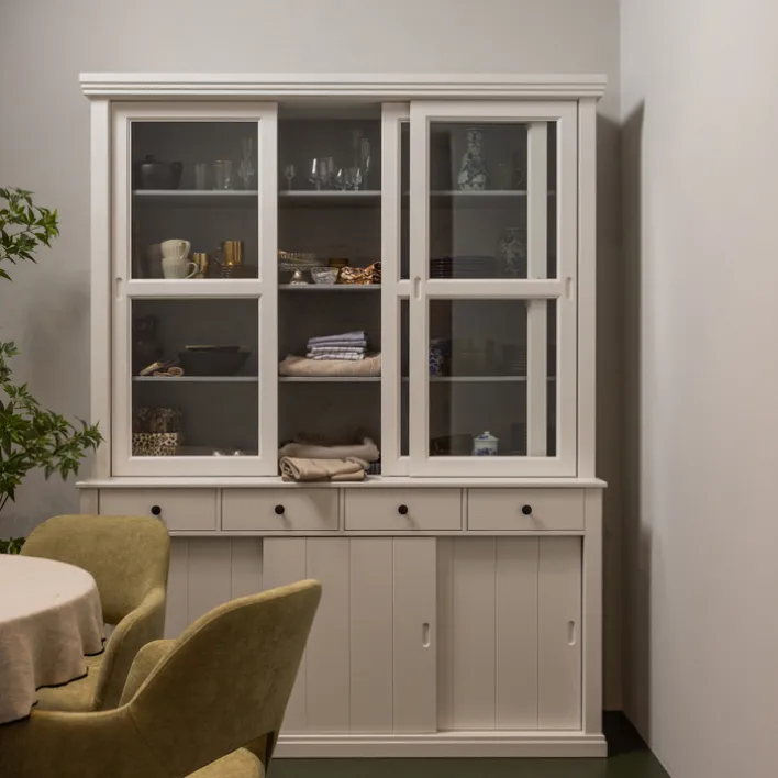 Buffetschrank LAGOS 166 x 214 cm weiß