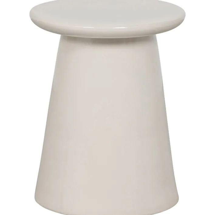 Button Beistelltisch 35 x 45 cm weiß