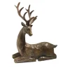 casaNova Deko-Figur Hirsch, liegend 36 cm Braun