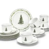 casaNova Weihnachtsdekoration 18tlg. Kaffee-Service Weiß