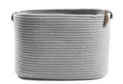 casaNOVA Aufbewahrungskorb 30 cm hellgrau