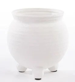 casaNOVA Übertopf Terrakotta weiß 20 cm