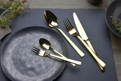 casaNOVA Besteck-Set LIMA 30-teilig goldfarbig