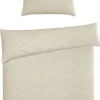 casaNOVA Bettwäsche MELINA 135 x 200 cm taupe
