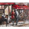 casaNOVA Bild STRASSENSZENE 120 x 80 cm