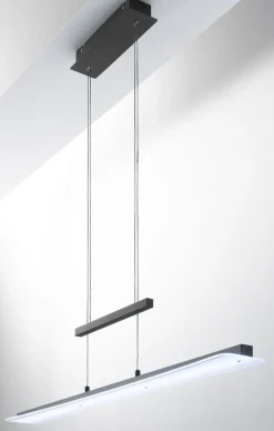 casaNOVA CCT LED Pendellampe SMOOTH 100 cm schwarz