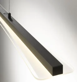 casaNOVA CCT LED Pendellampe SMOOTH 100 cm schwarz