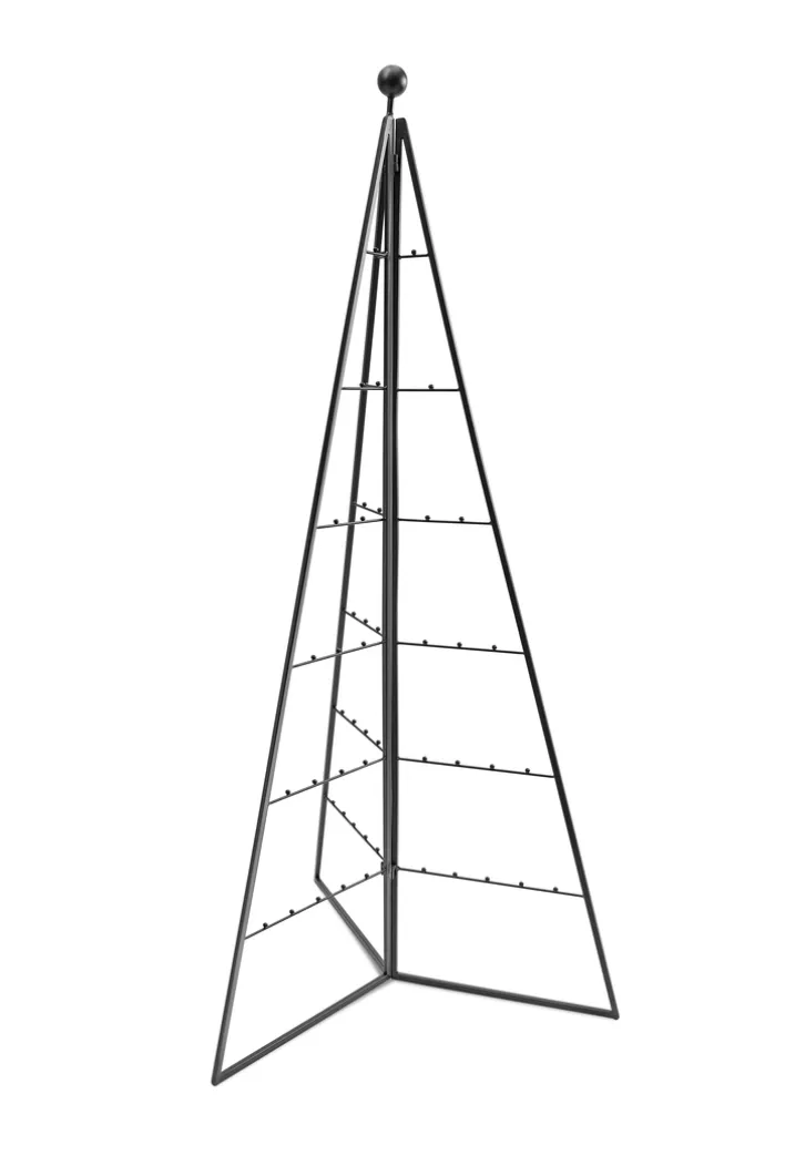 casaNOVA Deko-Objekt Tannenbaum BLACK FORREST Eisen 150 x 61 x 69 cm Schwarz