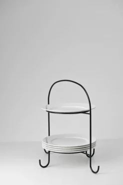 casaNOVA Etagere 34 cm schwarz