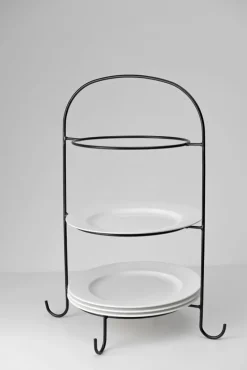 casaNOVA Etagere 50 cm schwarz