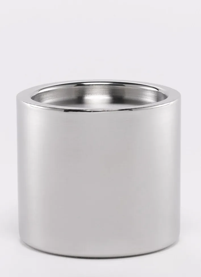 casaNOVA Kerzenständer 10 cm Edelstahl