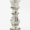 casaNOVA Kerzenständer klein 14 cm silberfarbig