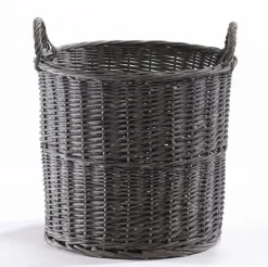 casaNOVA Korb mit 2 Henkel MITTERNACHT 41 cm