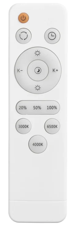 casaNOVA LED Deckenlampe SIMPLY 120 cm weiß /silberfarbig