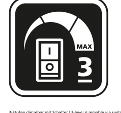 casaNOVA LED Deckenlampe FLOW 40 cm schwarz /weiß