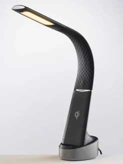 casaNOVA LED Schreibtischlampe JAZZ Qi schwarz
