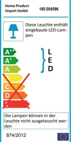 casaNOVA LED Schreibtischleuchte BRIGHT schwarz