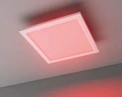 casaNOVA Smart Home CCT LED Deckenlampe COLORES 30 x 30 cm weiß