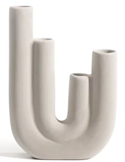 casaNOVA Vase 24,5 cm grau