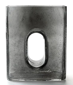 casaNOVA Vase 22 cm grau