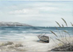 casaNOVA Wandgemälde Bild STRAND I 100 x 70 cm Leinwand/Holzrahmen