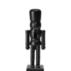 casaNOVA Weihnachten Dekofigur Nussknacker 28 cm schwarz
