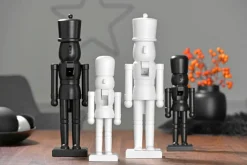 casaNOVA Weihnachten Dekofigur Nussknacker 28 cm schwarz