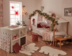 casaNOVA Weihnachten Kaffeetasse TANNENDUFT & LICHTERGLANZ weiß