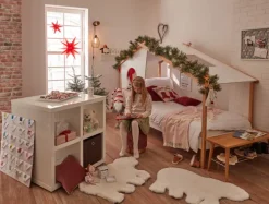 casaNOVA Weihnachten LED Lichtobjekt Haus 18 cm