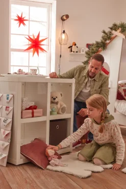 casaNOVA Weihnachten LED Lichtobjekt Haus 18 cm