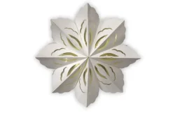 casaNova Weihnachten Lichtobjekt Schneeflocke 76 cm Weiß