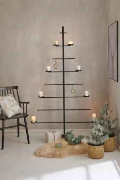 casaNOVA Weihnachtsbaumschmuck Stern 10 cm goldfarbig