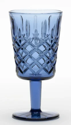 casaNOVA Weinglas KRISTALL 300 ml blau