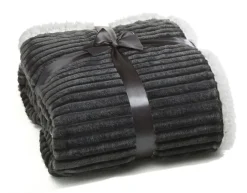 casaNOVA Wendedecke SAMU 140 x 180 cm anthrazit