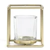 casaNOVA Windlicht 12 cm goldfarbig