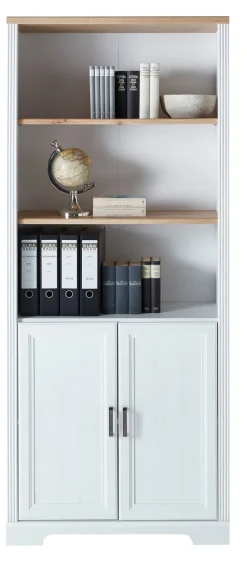 CASAVANTI Aktenschrank JASMIN 86 x 204 cm Pinie hell/ Artisan Eiche