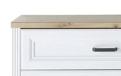 CASAVANTI Aktenschrank JASMIN mit 2 Schubkästen Pinie hell/ Artisan Eiche