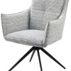 CASAVANTI Armlehnstuhl MARLENE grau/schwarz