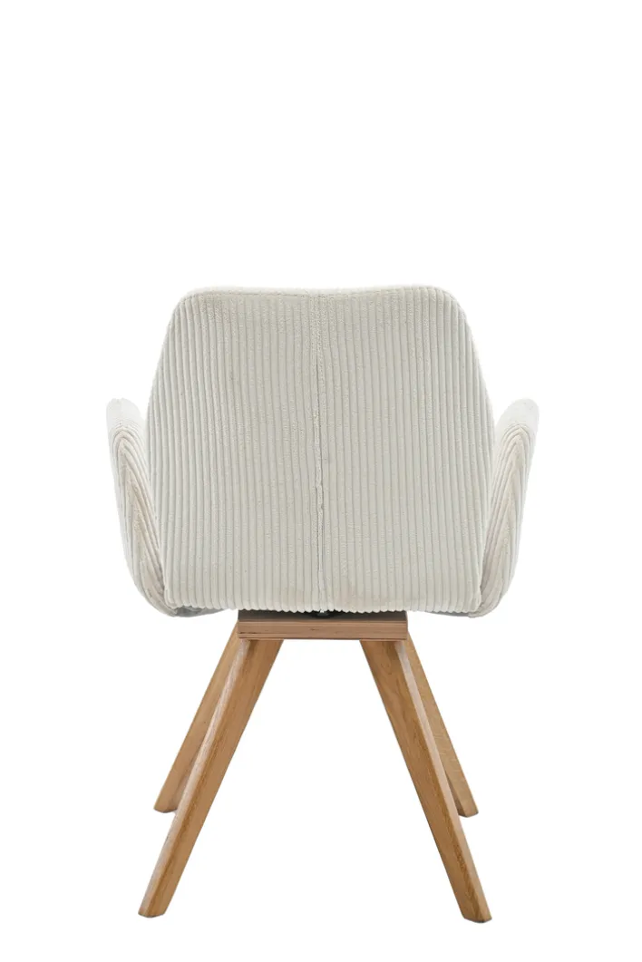 CASAVANTI Armlehnstuhl RAYAN Eiche natur/beige