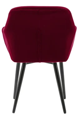 CASAVANTI Armlehnstuhl Samt rot