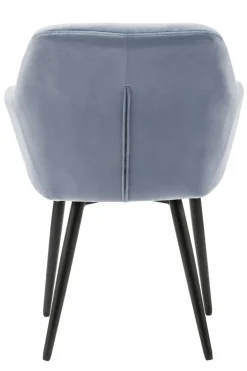 CASAVANTI Armlehnstuhl Samt hellgrau