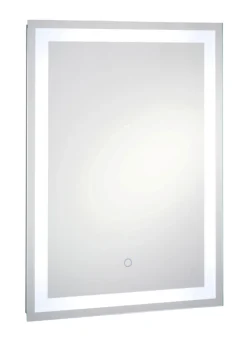 CASAVANTI Badspiegel 50 x 70 cm Spiegelglas/LED