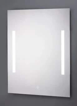 CASAVANTI Badspiegel beleuchtet mit LED 60 x 80 x 2,5 cm Spiegelglas