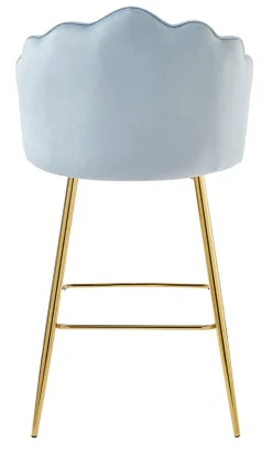 CASAVANTI Barhocker 2er Set hellgrau