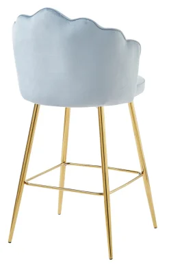 CASAVANTI Barhocker 2er Set hellgrau