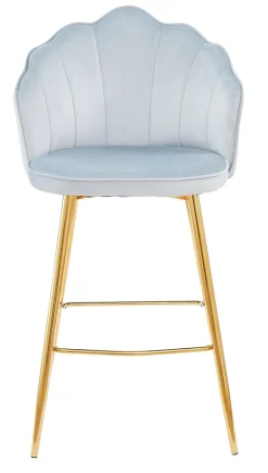 CASAVANTI Barhocker 2er Set hellgrau