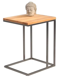 CASAVANTI Beistelltisch 38 x 62 x 43 cm Holz massiv braun